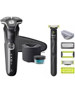 RASOIR MASCULIN ELECTRIQUE + RASOIR ONEBLADE PHILIPS S5898/79