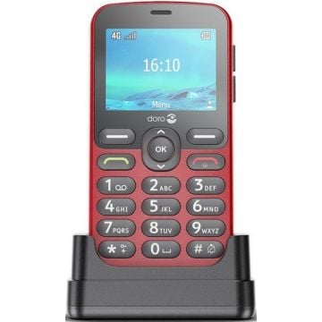 TELEPHONE MOBILE MONOBLOC 4G DORO 1880 ROUGE