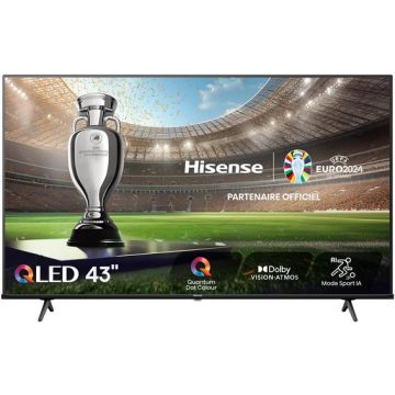 TELEVISEUR QLED 4K  HISENSE 43E7NQ