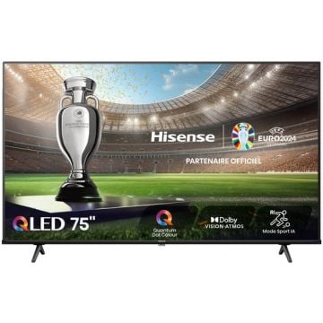 TELEVISEUR QLED 4K  HISENSE 75E7NQ