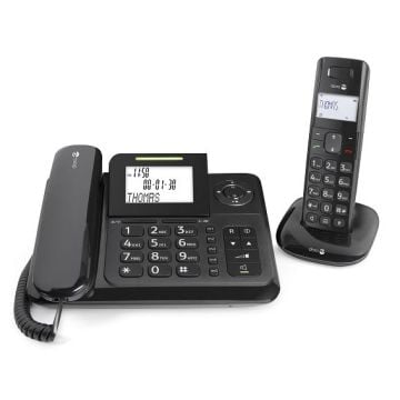 TELEPHONE FILAIRE ET DECT  DORO COMFORT4005 NOIR