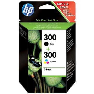 PACK CARTOUCHE D'ENCRE POUR IMPRIMANTE JET D'ENCRE HP HP300COMBO2-1549154