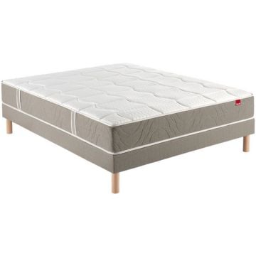 LOT MATELAS+SOMMIER TAPISSIER 160X200CM  EPEDA IC1654116020000