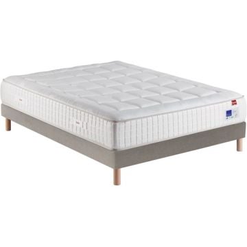 LOT MATELAS+SOMMIER TAP. 140X190CM  EPEDA IC1682614019000