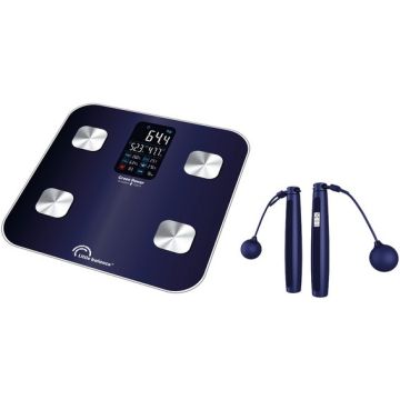 LOT PESE PERSONNE CONNECTE IMPEDANC+CORDE A SAUTER LITTLE BALANCE KIT DUO CONNECT USB-8683