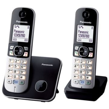 TELEPHONE DECT DUO  PANASONIC KXTG6812FRB