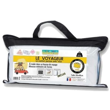 OREILLER 20CM X 40CM  LINGE DES FAMILLES LE VOYAGEUR 20X40