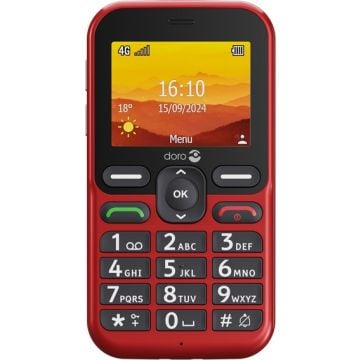 TELEPHONE MOBILE MONOBLOC 4G DORO LEVA L10 ROUGE