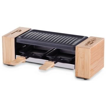 APPAREIL A RACLETTE MULTIFONCTION  LITTLE BALANCE MEUUUH BOIS-8618