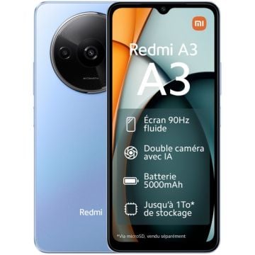 SMARTPHONE 4G  XIAOMI REDMI A3 4+128 BLEU