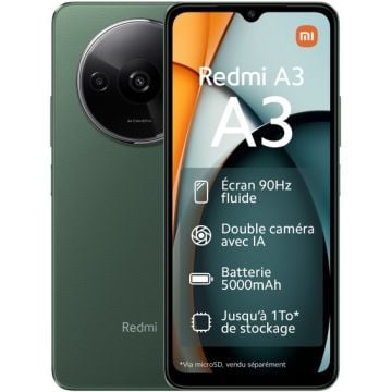 SMARTPHONE 4G  XIAOMI REDMI A3 4+128 VERT