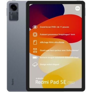 TABLETTE TACTILE  XIAOMI REDMI PAD SE 4+128 GRIS