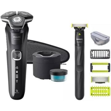 RASOIR MASCULIN ELECTRIQUE + RASOIR ONEBLADE PHILIPS S5898/79